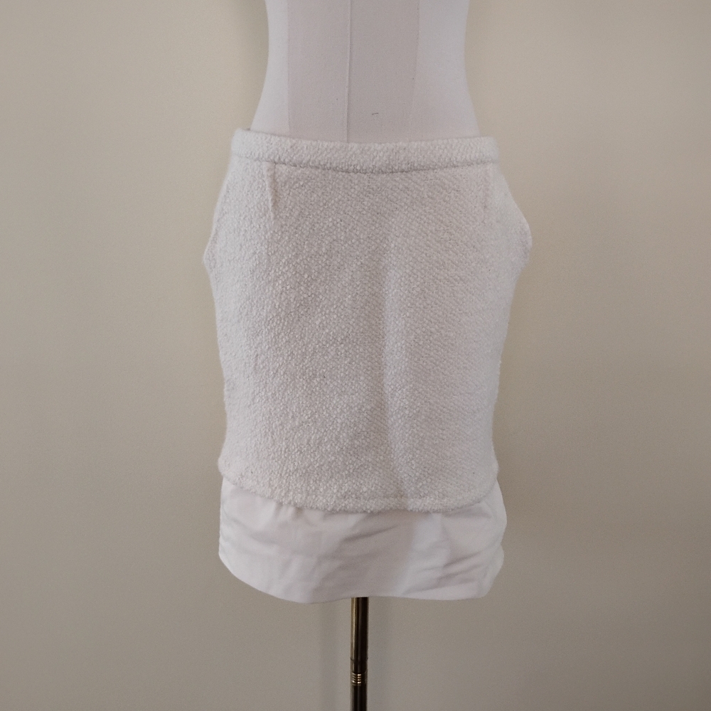 Wool pencil skirt